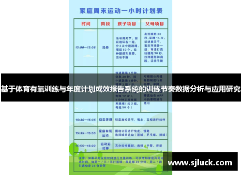 基于体育有氧训练与年度计划成效报告系统的训练节奏数据分析与应用研究